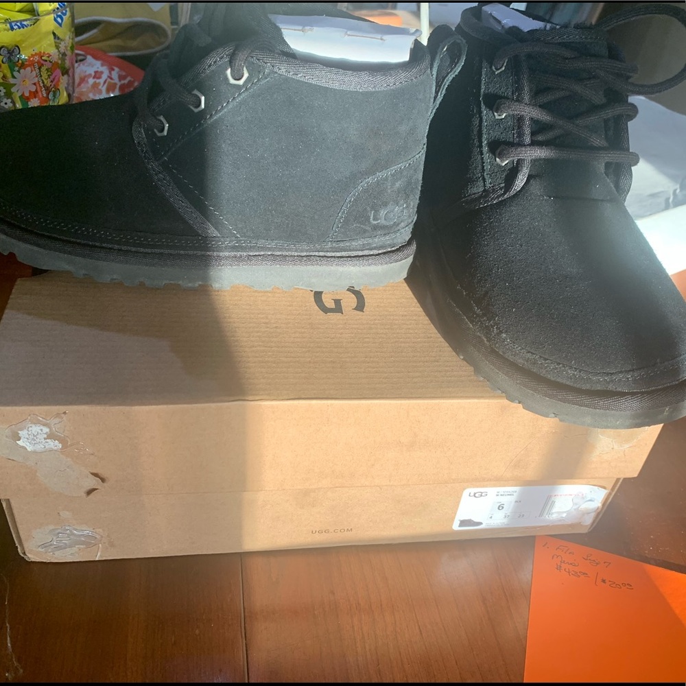 UGG Black ankle Boots.  Very Nice.  In like new condition